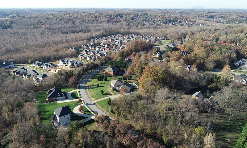 Hubbard Commercial - Camelot at Sherwood Forest - Aerial View