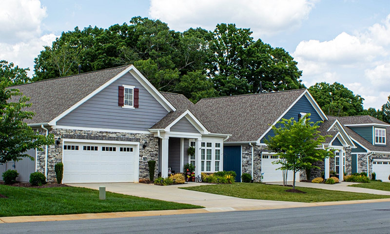 Nova Triad Homes - Fairways at Eden - Streetscape