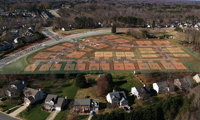 Smith Marketing - Elim at Horse Pen Creek - Aerial View Smith Marketing - Elim at Horse Pen Creek - Aerial View