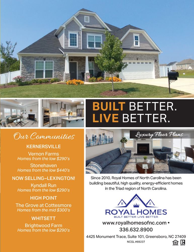 Royal Homes of North Carolina - Ad