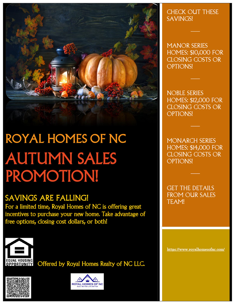 Royal Homes - Fall 2025 Promotion