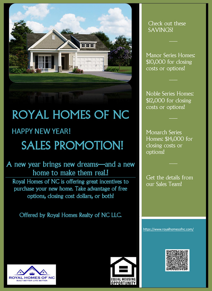 Royal Homes - New Years 2026 Promotion