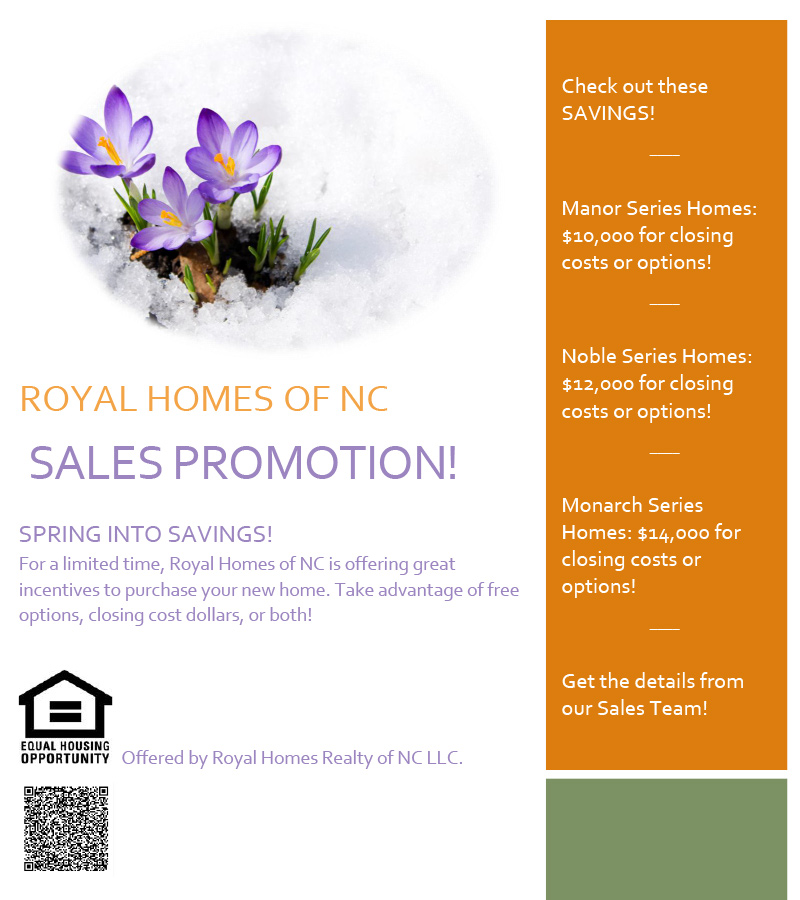 Royal Homes - Spring 2025 Promotion