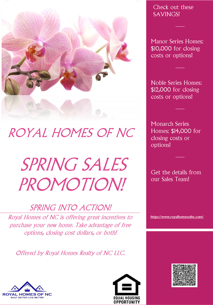 Royal Homes - Spring 2026 Promotion