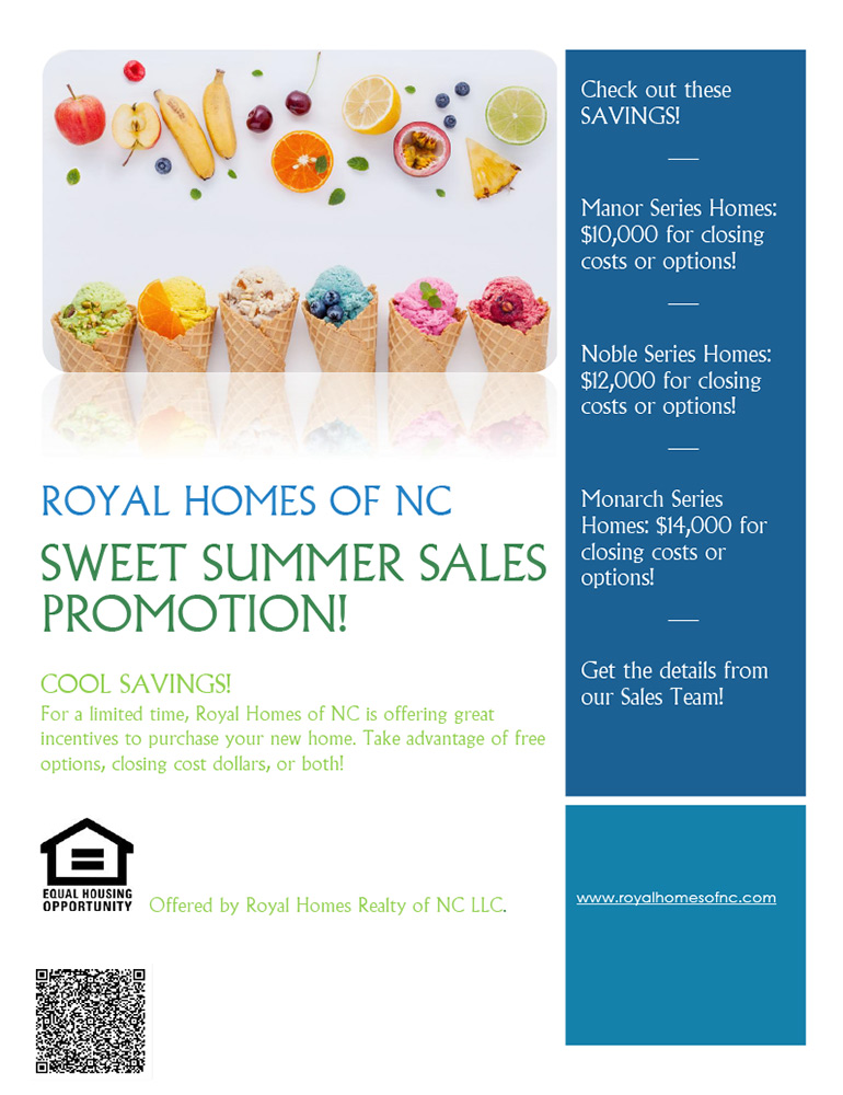 Royal Homes - Summer 2025 Promotion