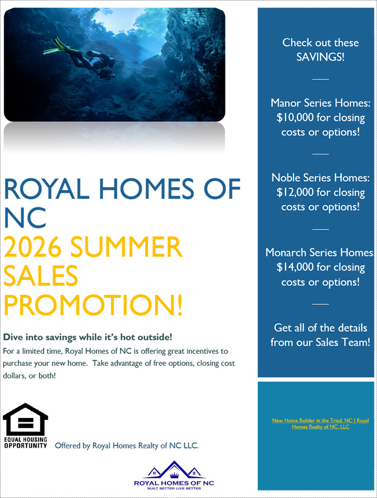 Royal Homes - Summer 2026 Promotion