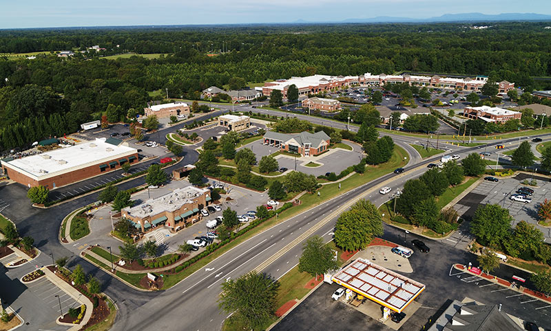 Oak Ridge Shopping Center - Aerial View