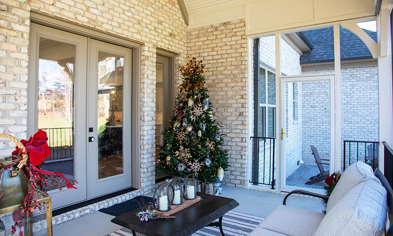 Holiday House Tour - Building Dimensions - Screened Porch Holiday House Tour - Building Dimensions - Screened Porch