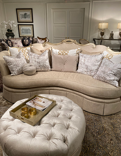 Marge Carson Luxury Home Furnishings - Versailles Sofa
