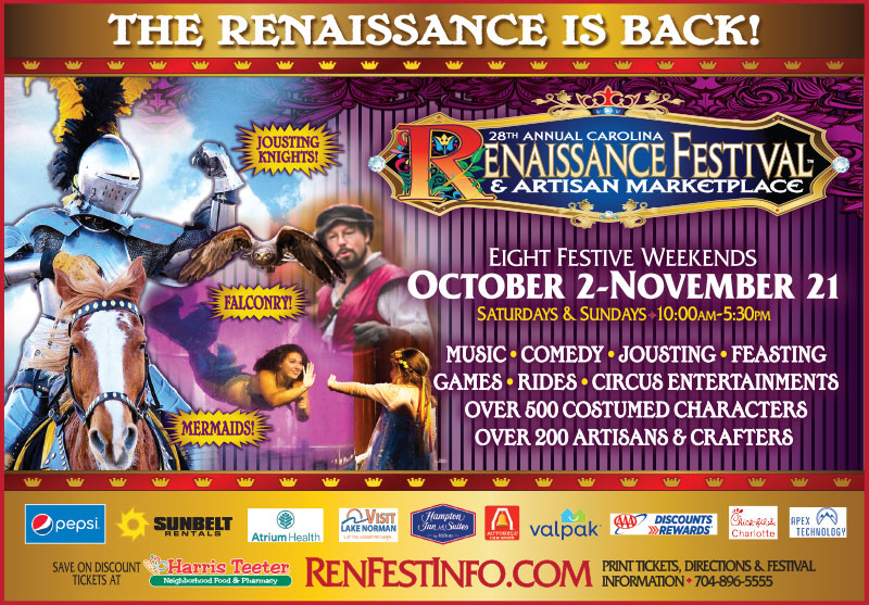 Renaissance Festival Ad - Fall '21 Renaissance Festival Ad - Fall '21