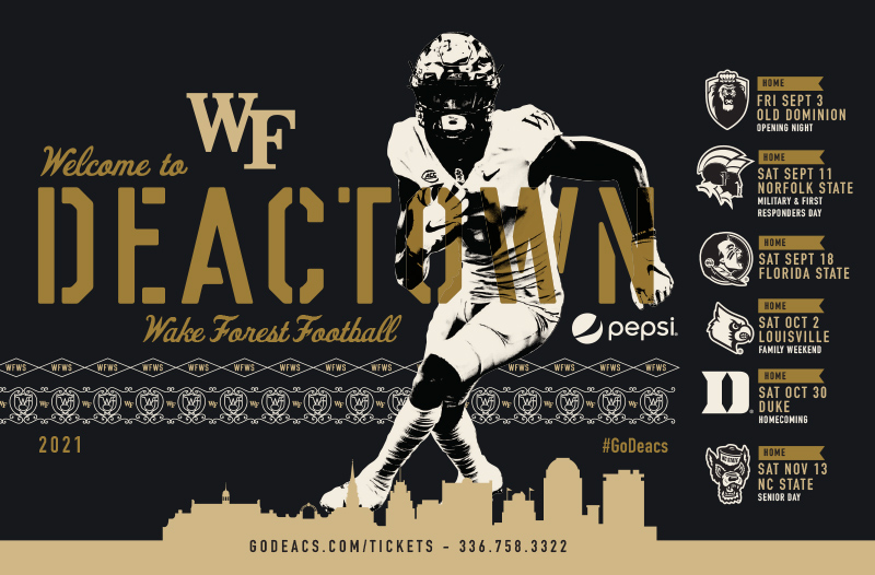 Wake Forest Football Ad - Fall '21