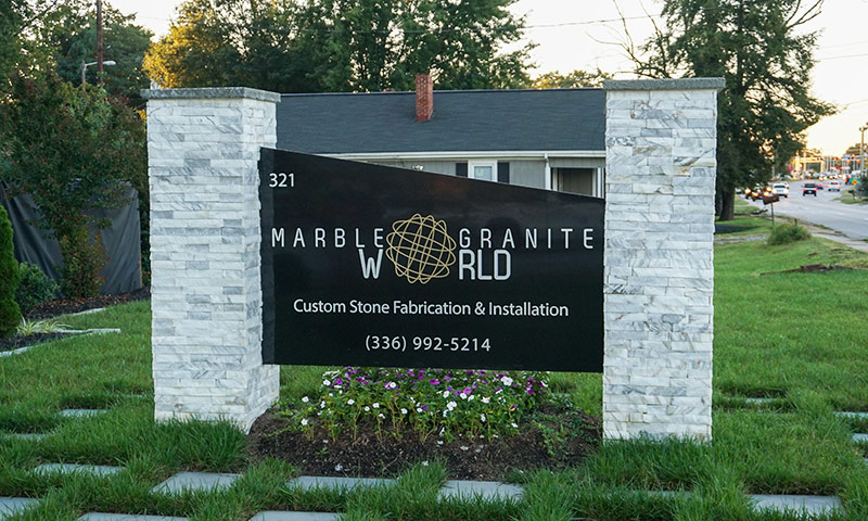 Marble Granite World - Sign