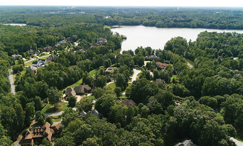 Lake Jeanette Aerial View
